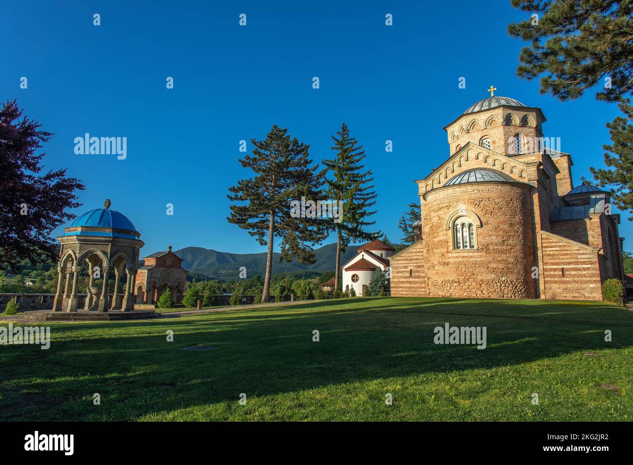 Zica orthodox monastery near Kraljevo, Serbia Stock Photo