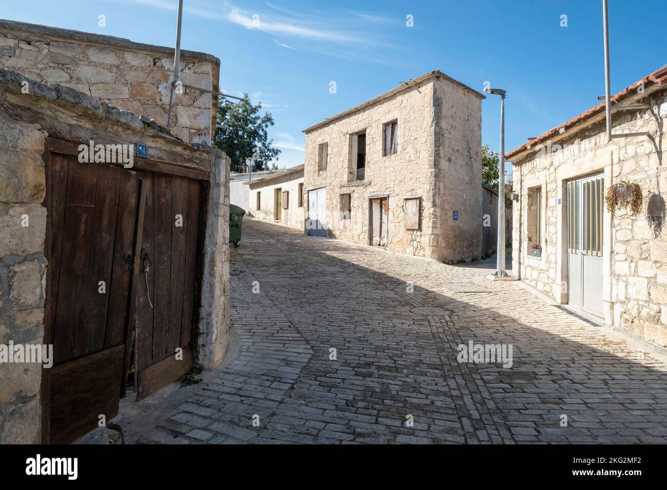 Droushia, a traditional Cypriot village, Paphos Region, Cyprus Stock Photo
