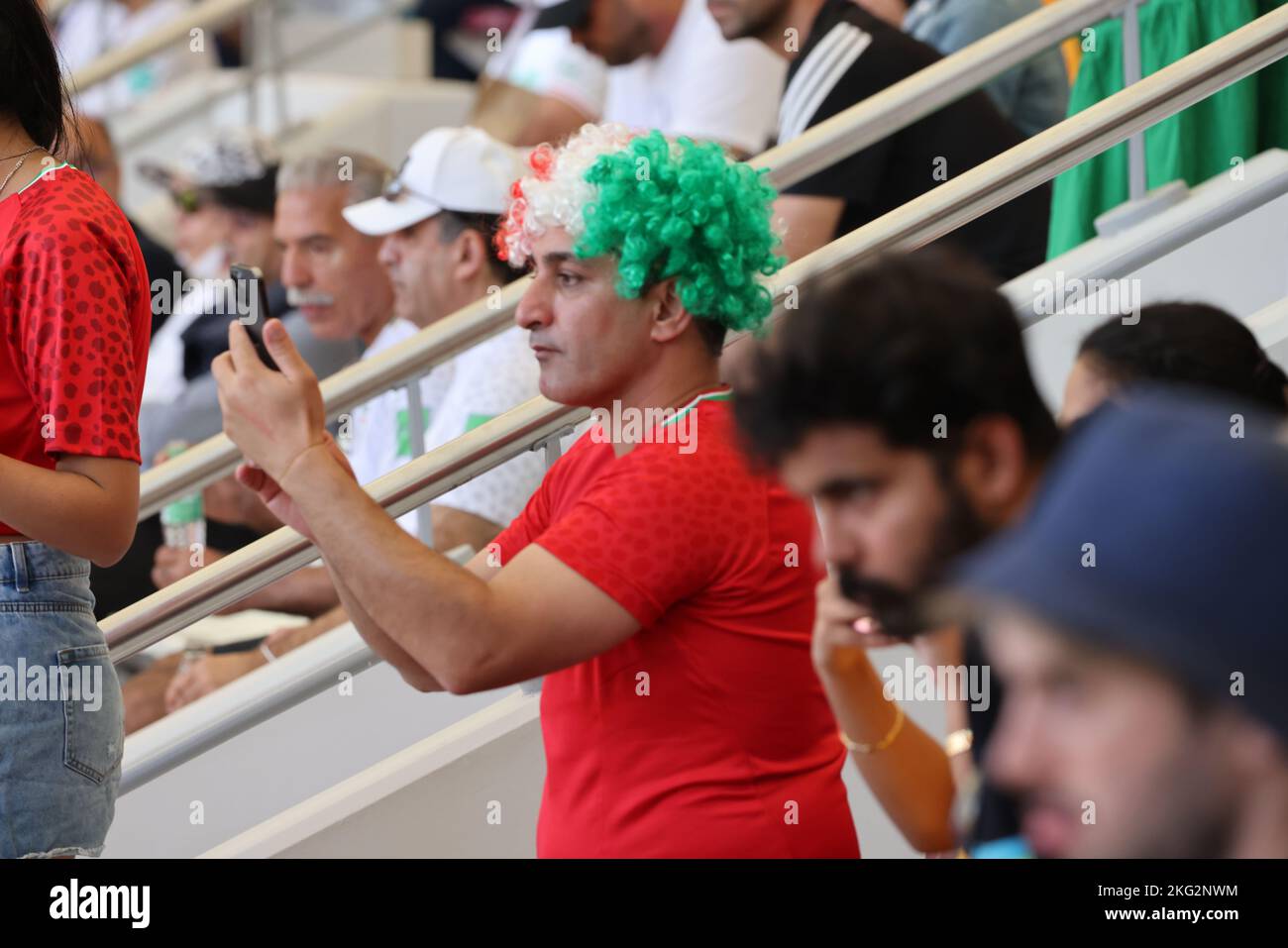 Doha, Qatar. Fifa World Cup Match 3 England vs, Iran. 21st Nov, 2022. Credit: Fabideciria/Alamy Live News Stock Photo