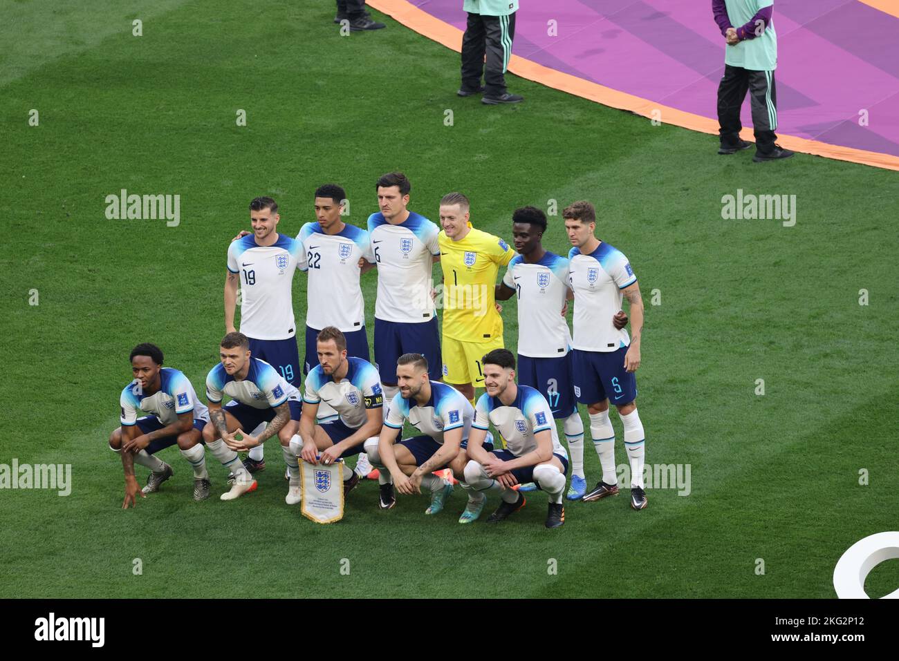 Doha, Qatar. Fifa World Cup Match 3 England vs, Iran. 21st Nov, 2022. Credit: Fabideciria/Alamy Live News Stock Photo