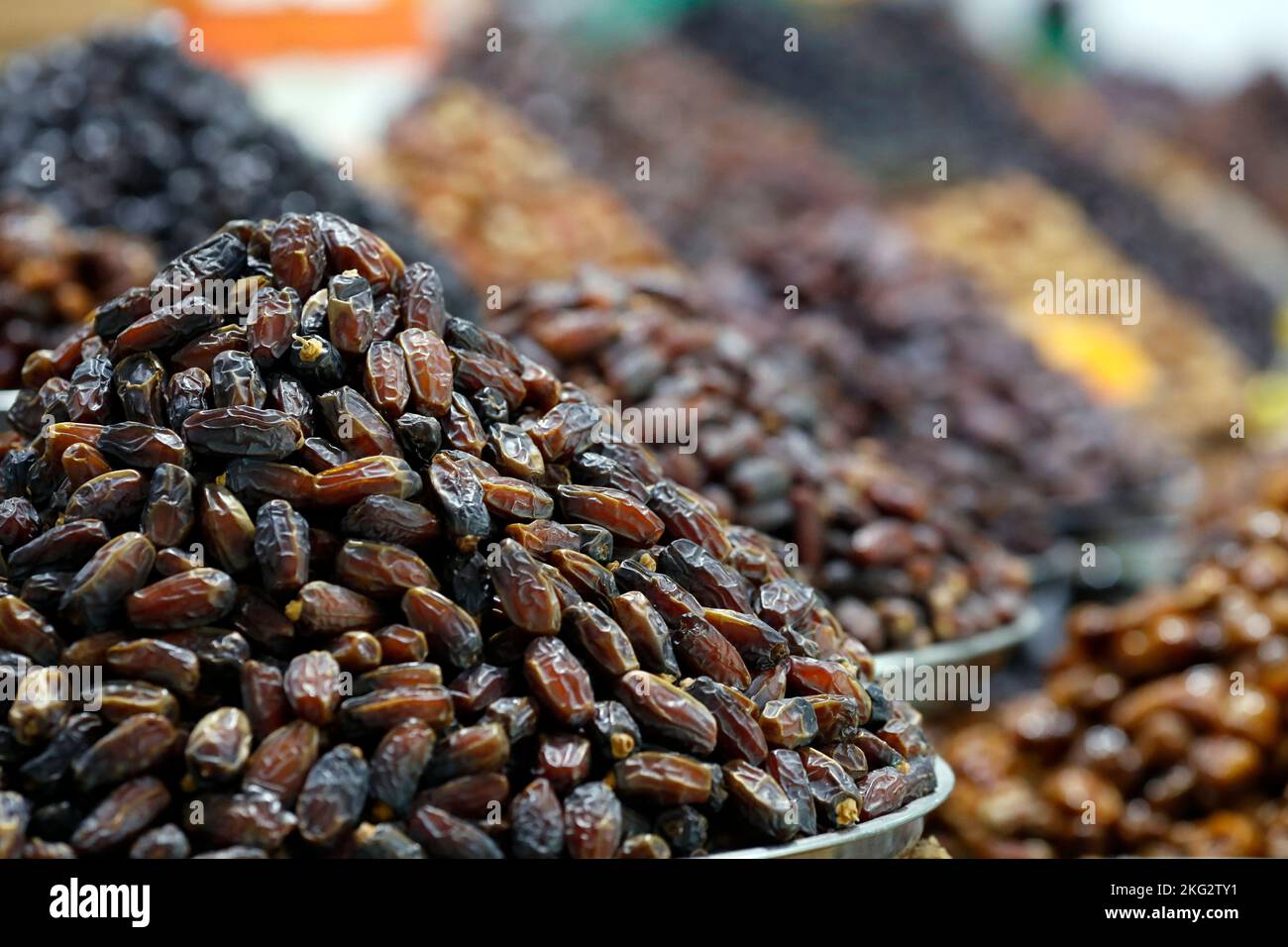 Fresh fruits and Vegetable market. Fresh dates. United Arab Emirates