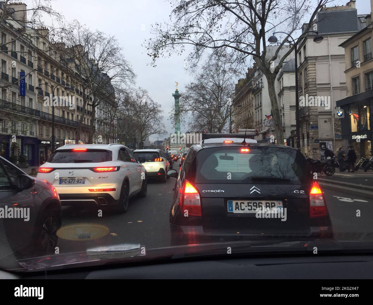 Traffic in Paris, France Stock Photo Alamy