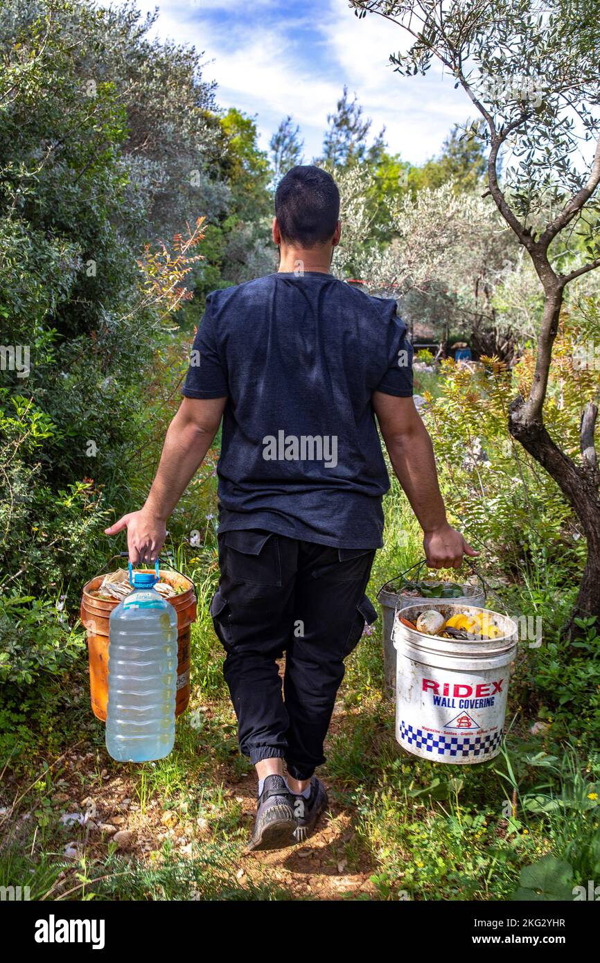 Foodwaste to egg program run by Energis Libani NGO in Houmal and ...