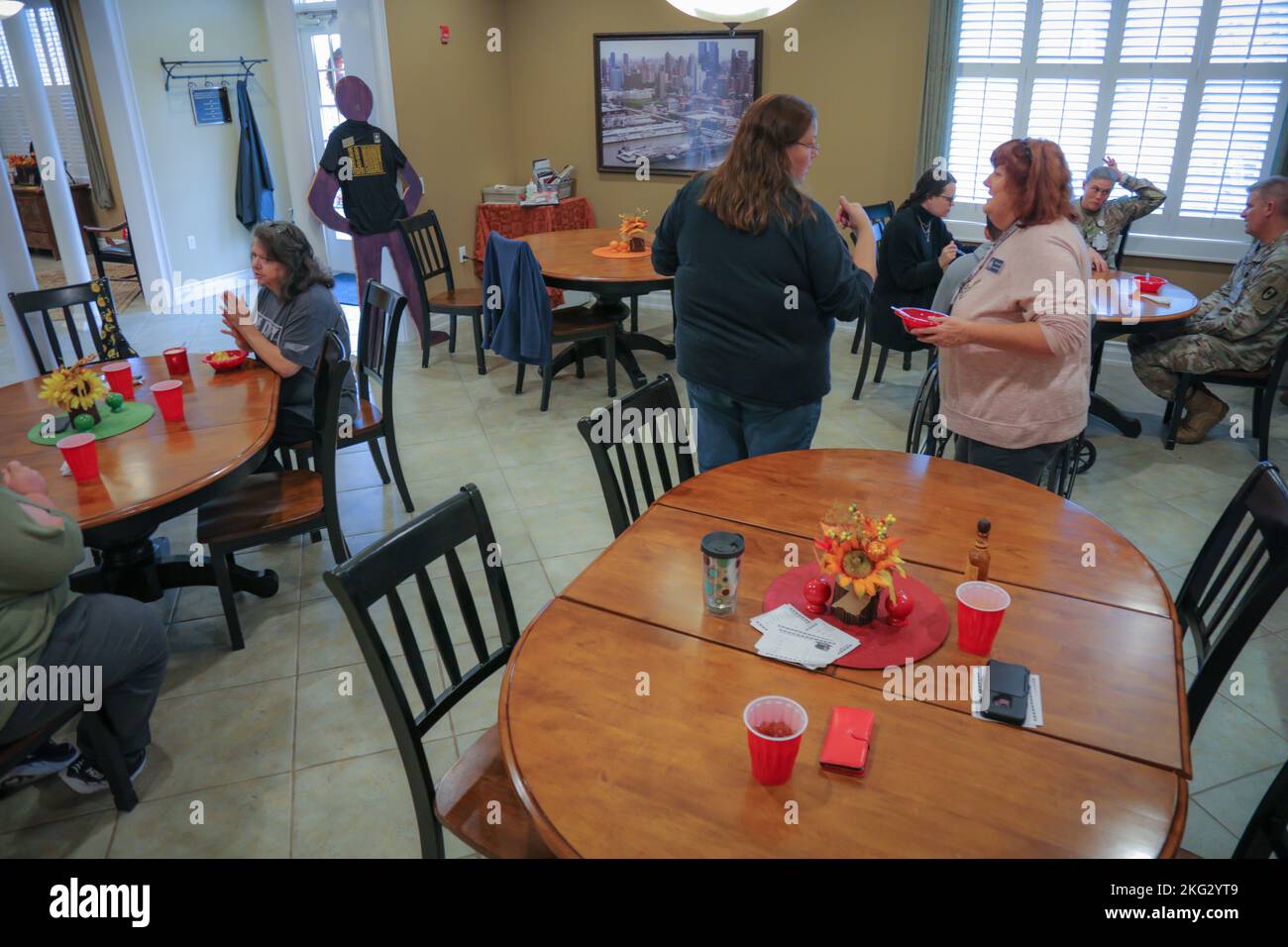 Staff of the Fisher House on Fort Campbell, Kentucky, as well as