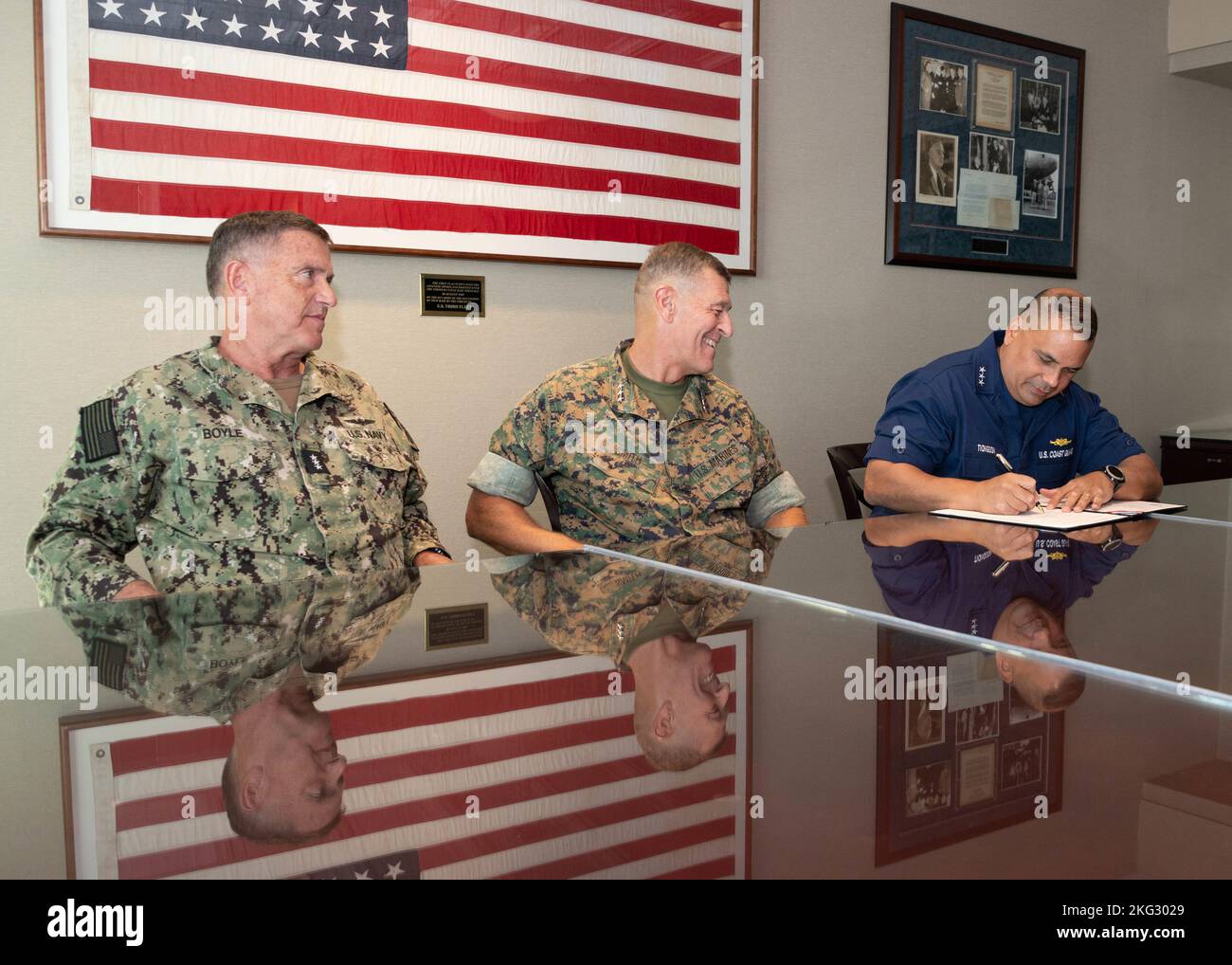 Commander, U.S. 3rd Fleet Vice Adm. Micheal E. Boyle, Commanding