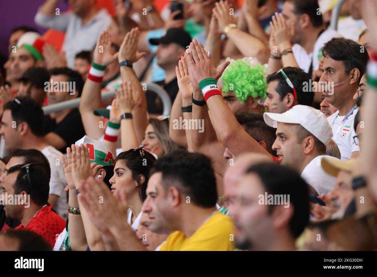 Doha, Qatar. Fifa World Cup Match 3 England vs, Iran. 21st Nov, 2022. Credit: Fabideciria/Alamy Live News Stock Photo