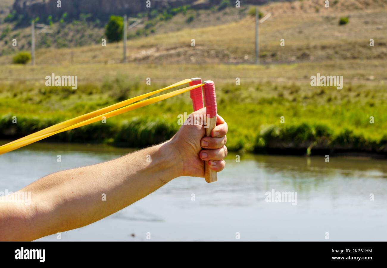 Slignshot hi-res stock photography and images - Alamy