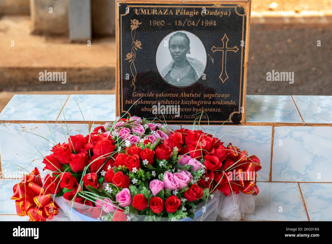 Tomb in Ntarama Genocide Memorial Centre, Ntarama, Bugesera, Rwanda