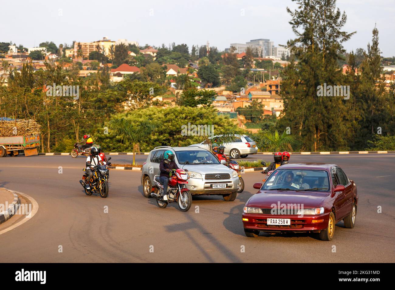Traffic in Kigali, Rwanda Stock Photo - Alamy
