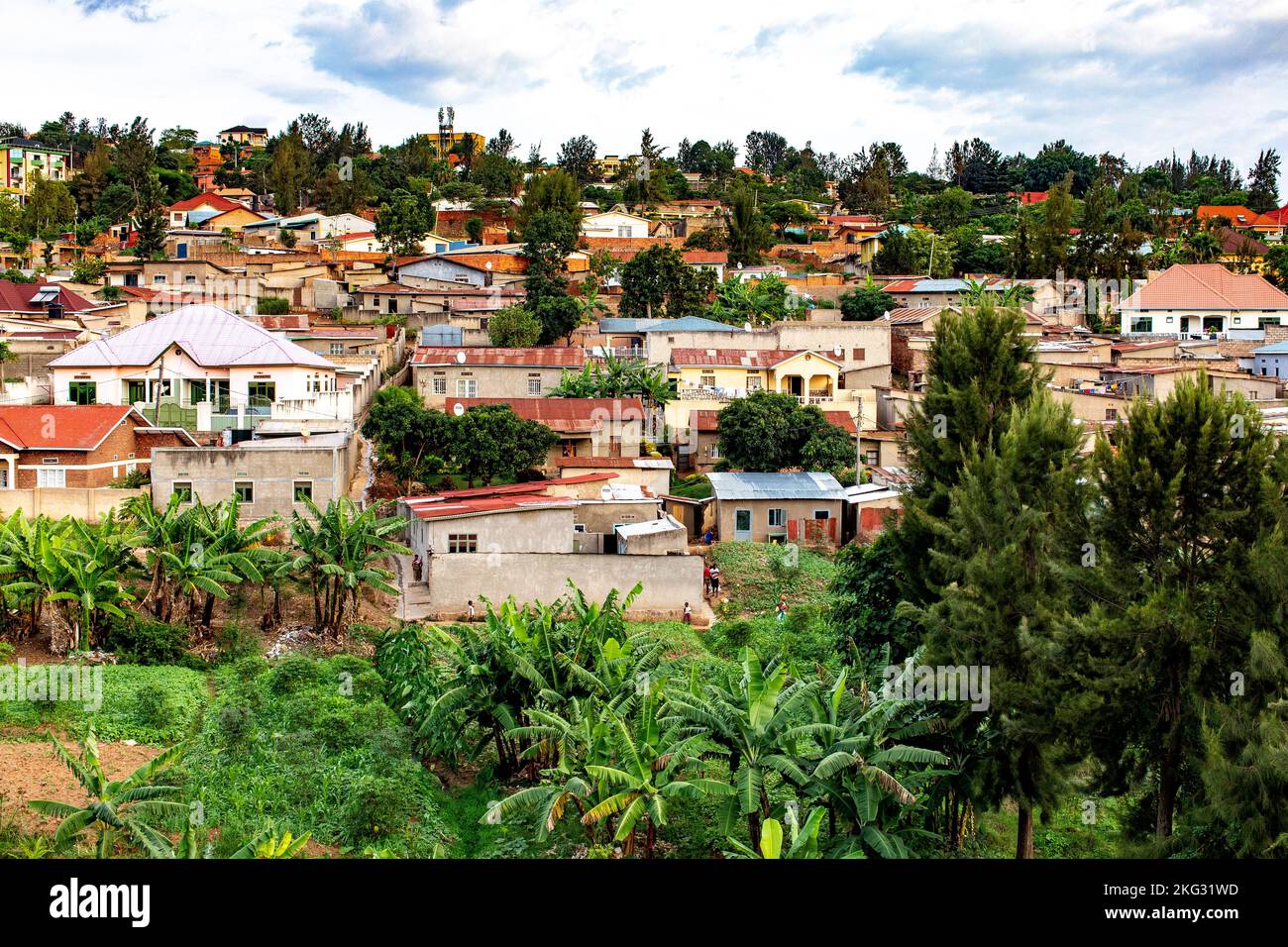 Land and housing in Kigali, Rwanda Stock Photo Alamy