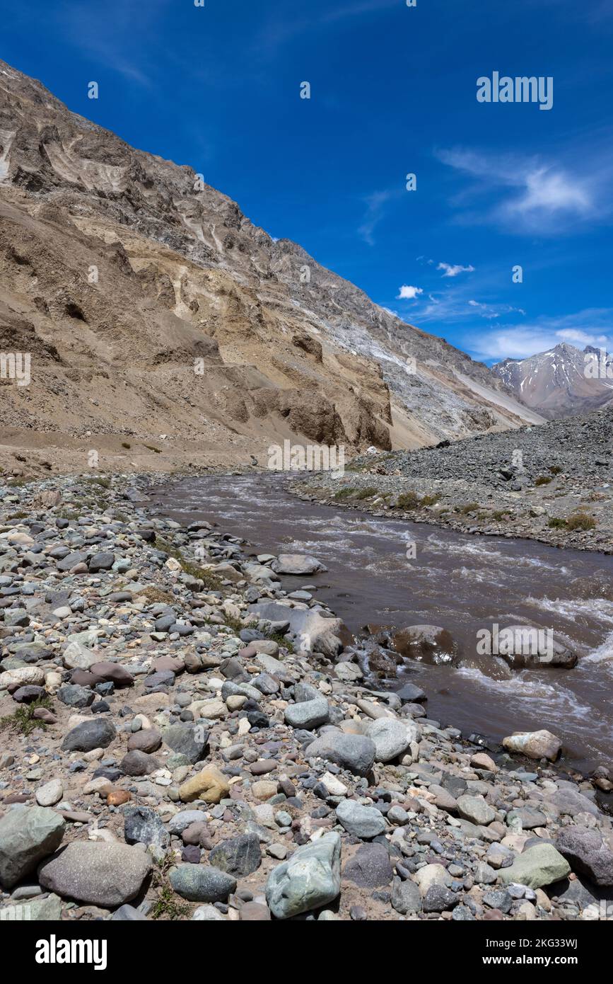 Traveling the Cajon del Maipo near Santiago, Chile Stock Photo Alamy