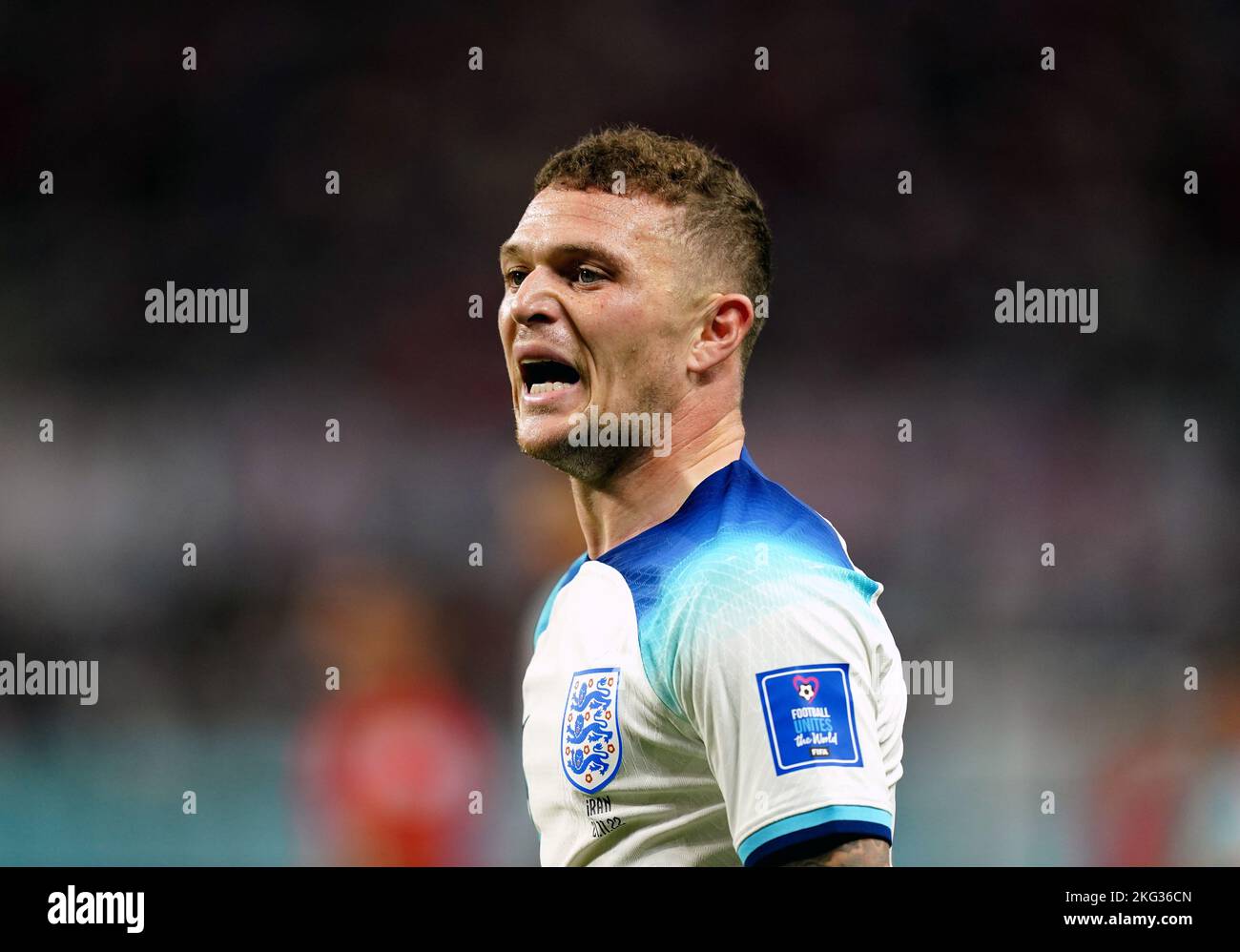 England's Kieran Trippier during the FIFA World Cup Group B match at ...