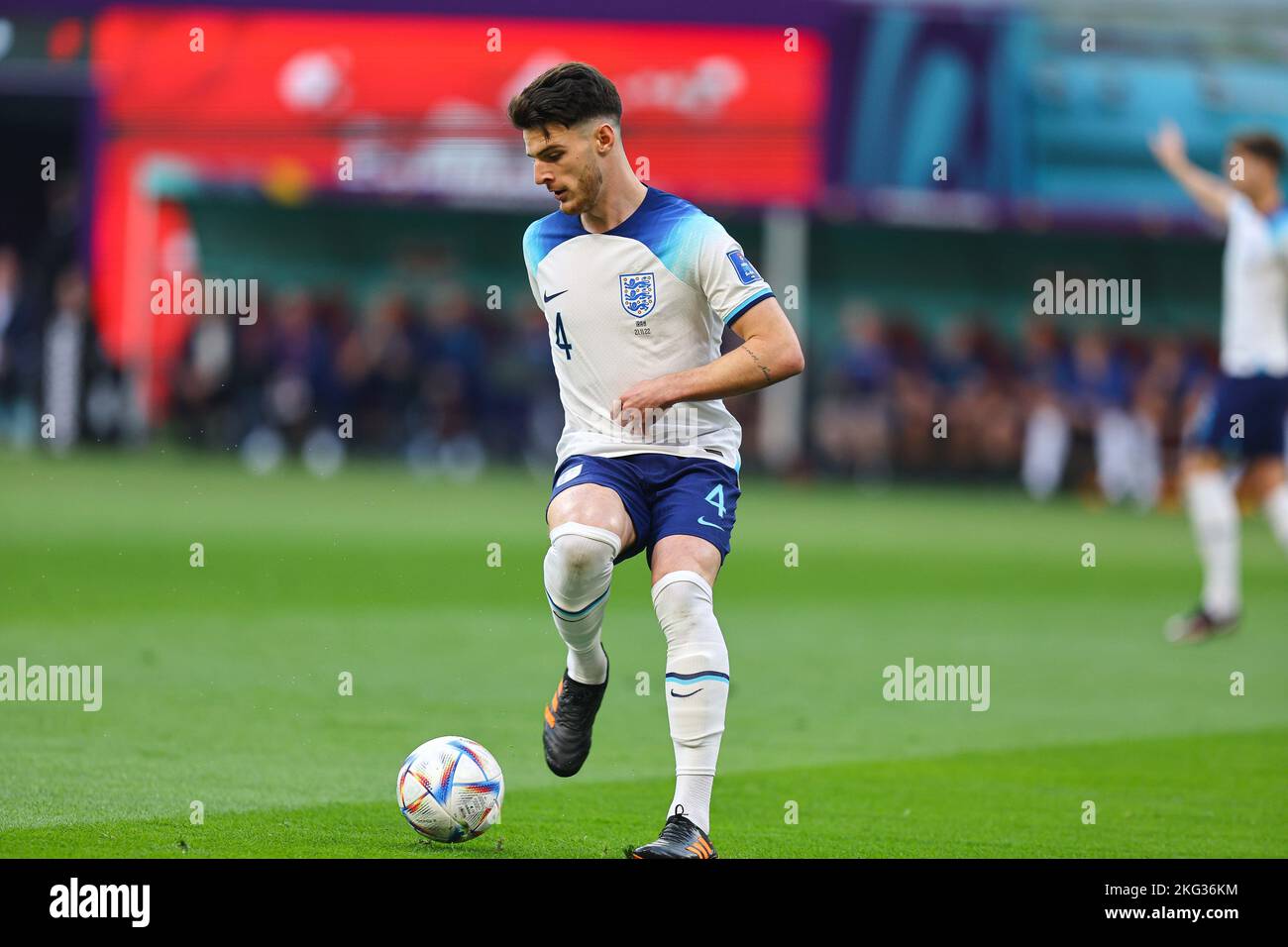 Declan Rice during the FIFA World Cup Qatar 2022 Group B match between ...