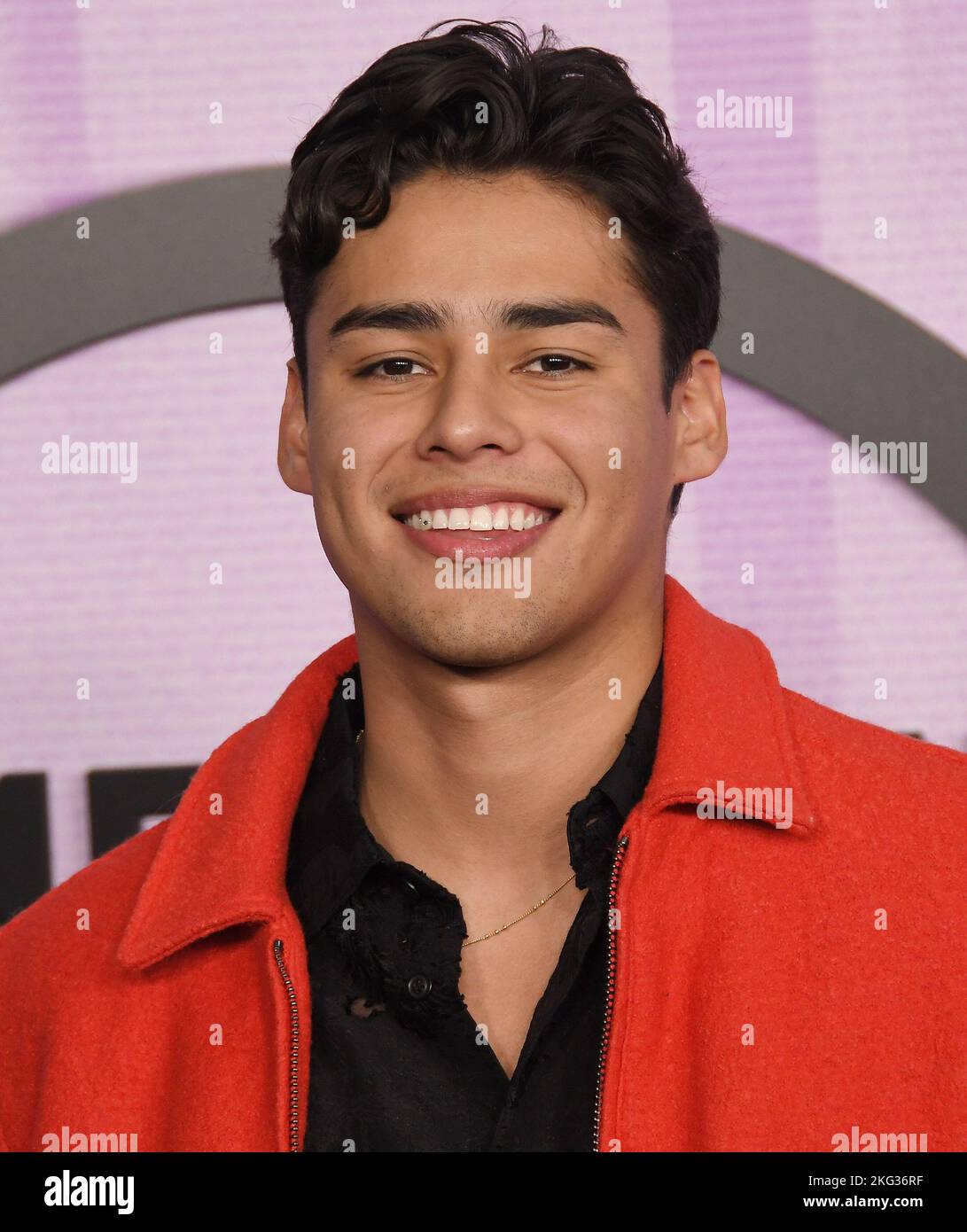 Andrew Davila arrives at the 2022 American Music Awards held at the ...