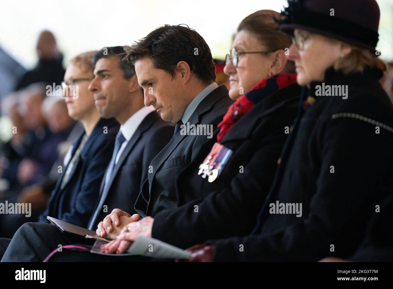 Prime Minister Rishi Sunak and Minister for Veterans' Affairs, Johnny