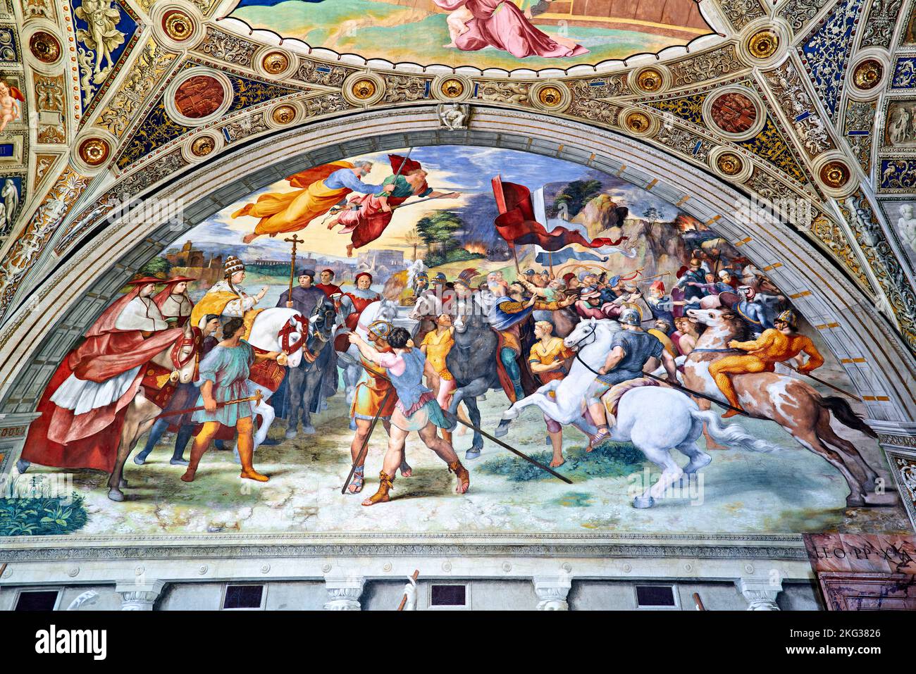 Rome Lazio Italy. The Vatican Museums in Vatican City. Raphael rooms ...