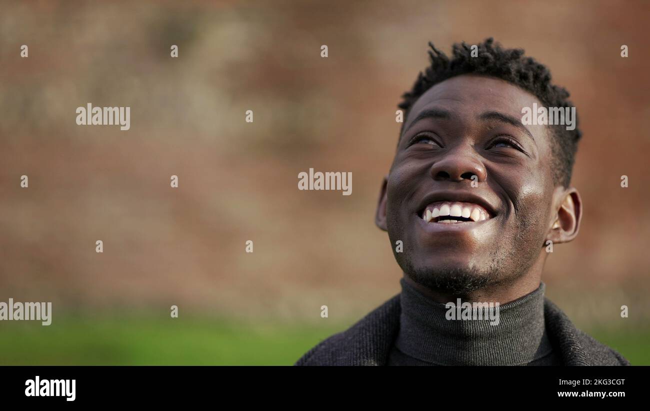 Happy elegant black african man hi-res stock photography and images - Alamy