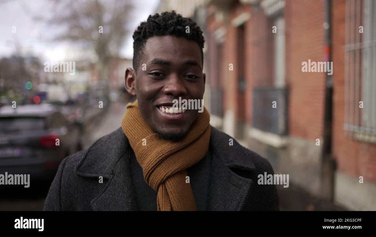 Joyful elegant black african hi-res stock photography and images - Alamy