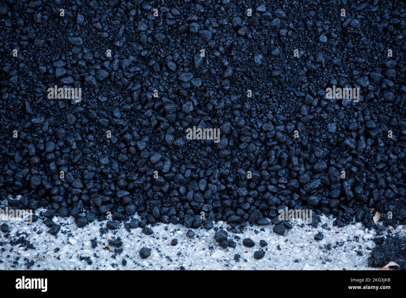 fresh asphalt texture bluish black color Stock Photo