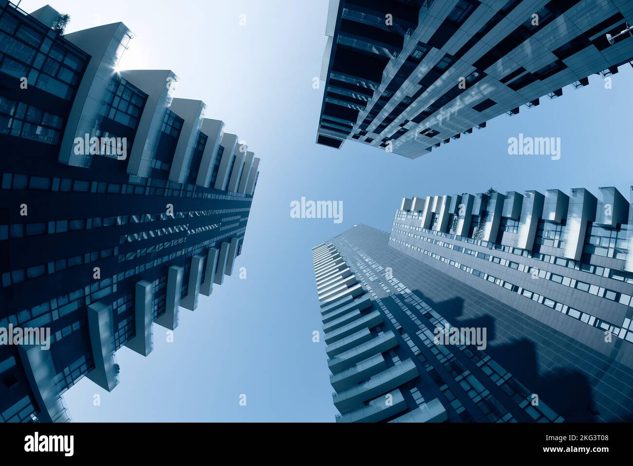 Fish eye lens of a city hi-res stock photography and images - Alamy