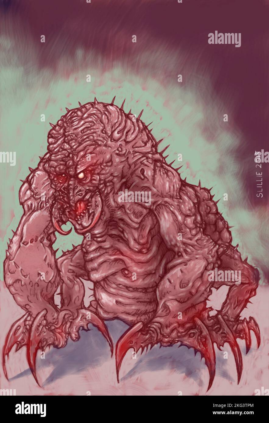 horror creatures art