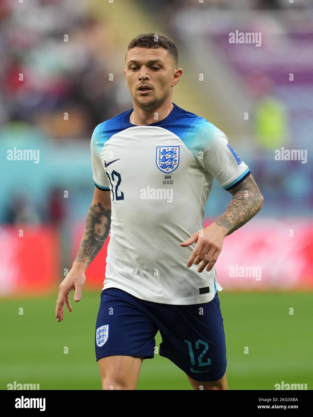 England's Kieran Trippier during the FIFA World Cup Group B match at ...