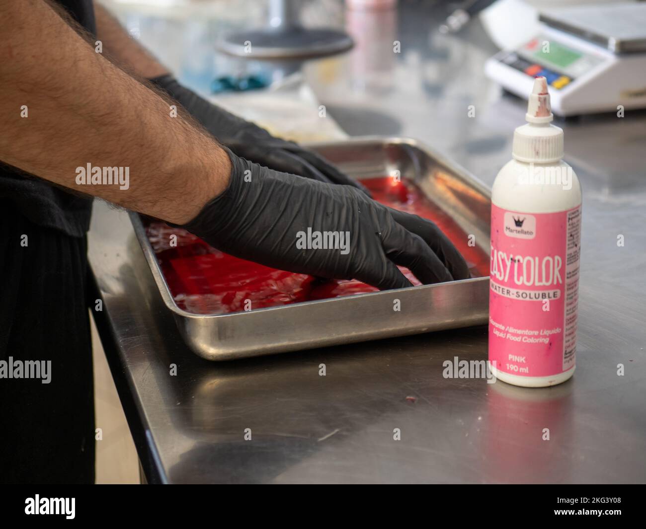 Rice paper sails cake toppers made with rice papers soaking in water