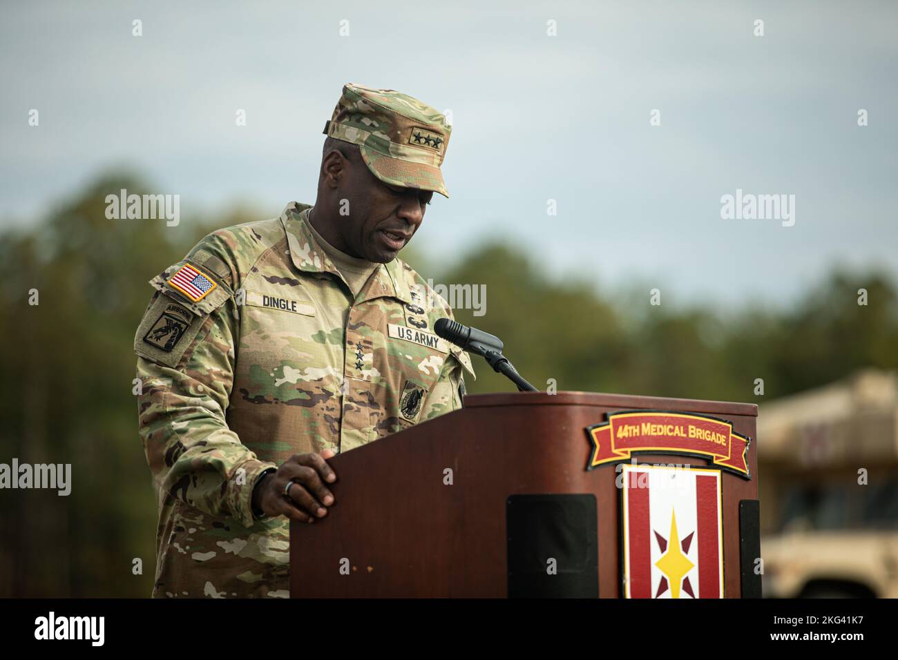 Us Army Lt Gen R Scott Dingle The 45th Surgeon General Of The United States Army And The