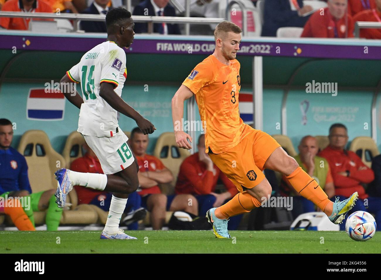 Senegal v netherlands fifa world cup qatar 2022 hi-res stock photography and images