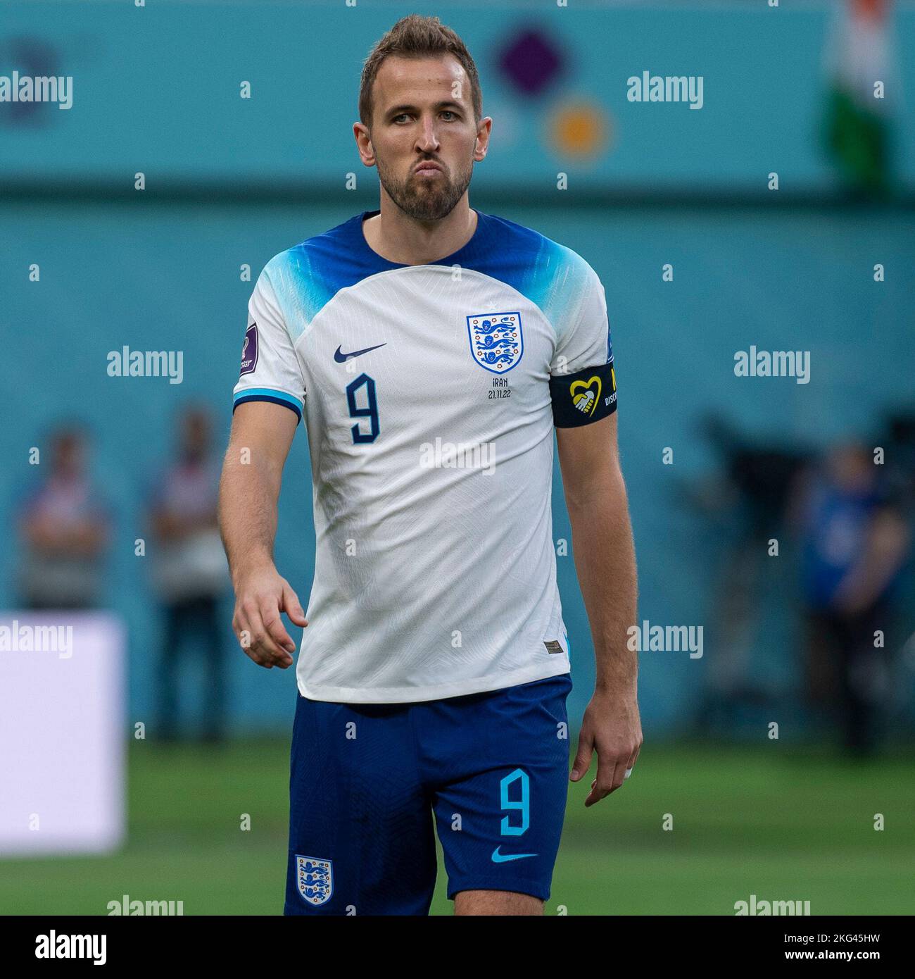 Doha, Catar. 21st Nov, 2022. England's Harry Kane during a match ...