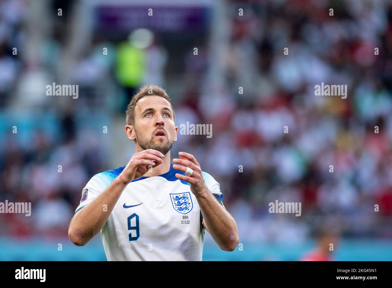Doha, Catar. 21st Nov, 2022. England's Harry Kane during a match ...