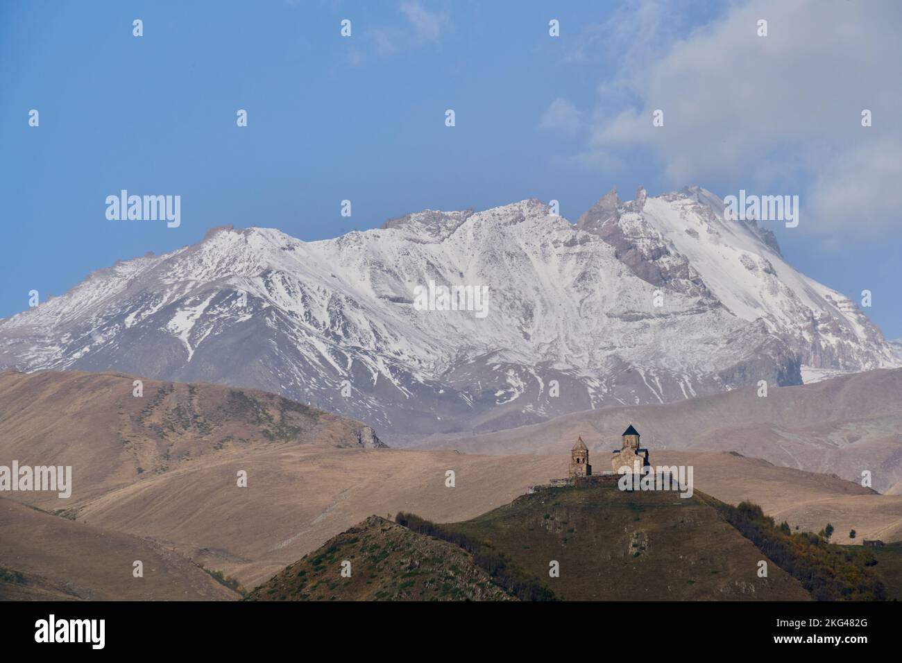 Die Gergetier Dreifaltigkeitskirche, Bergkirche Gergeti, Gergetis