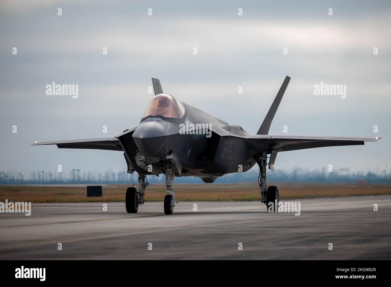 A U.S. Air Force F35A Lightning II assigned to the 421st Fighter