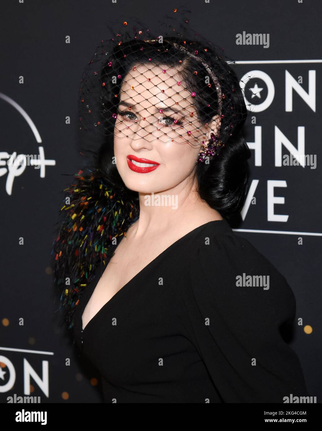 20 November 2022 - Los Angeles, California - Dita Von Teese. Disney+