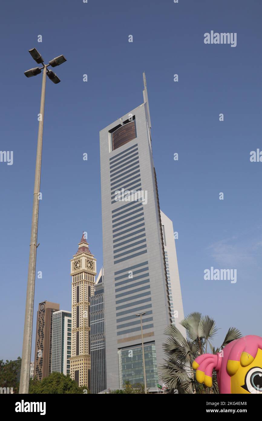 Emirates Towers, Dubai, UAE Stock Photo Alamy