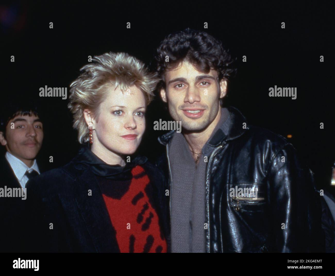Melanie Griffith and Steven Bauer December 1984 Credit: Ralph Dominguez