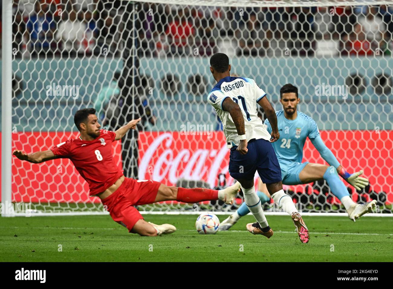 Marcus Rashford Of England During England Vs Iran Match Of The Fifa ...