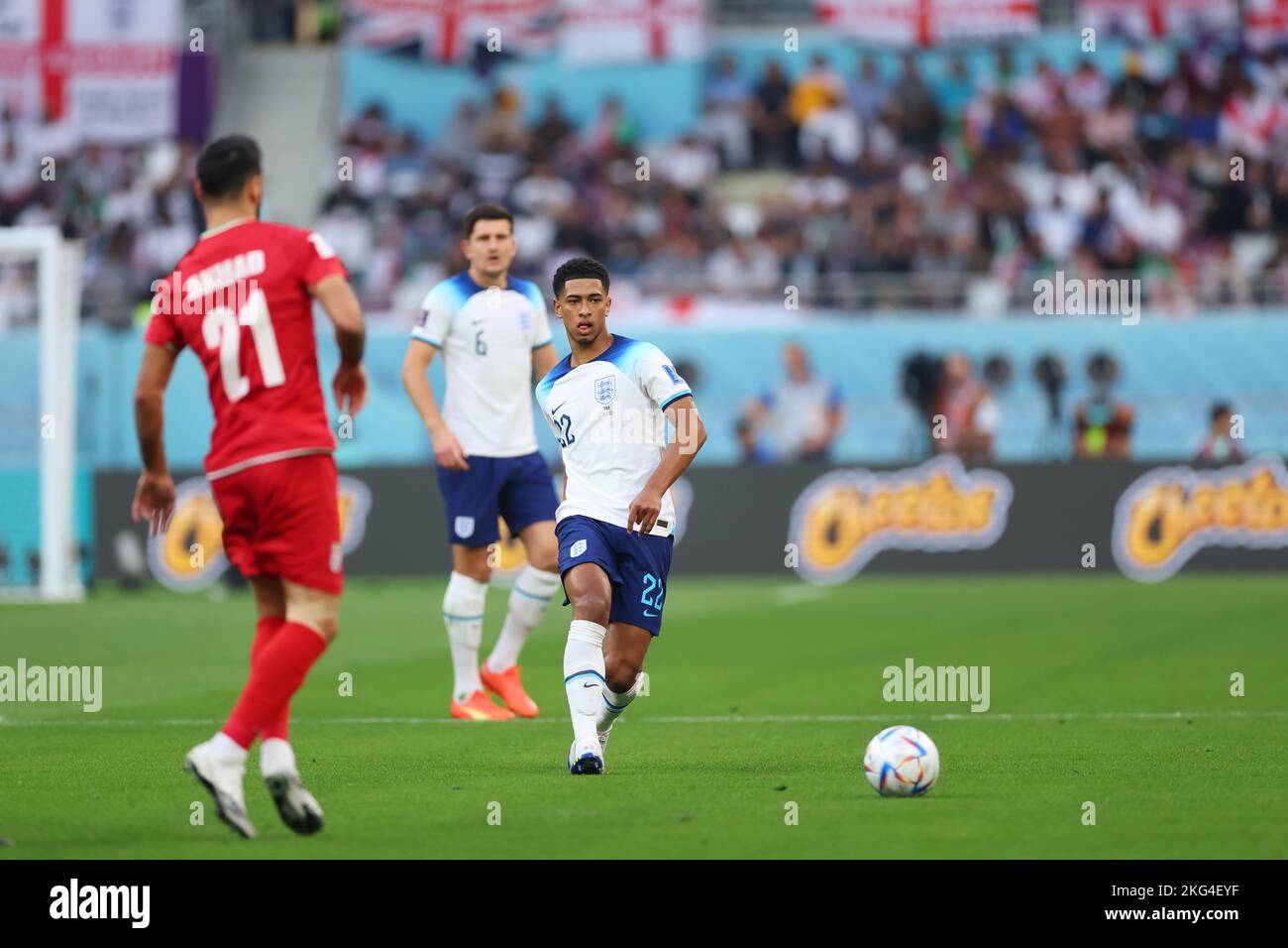 Al Rayyan, Qatar. 21st Nov, 2022. Jude Bellingham (ENG) Football/Soccer ...