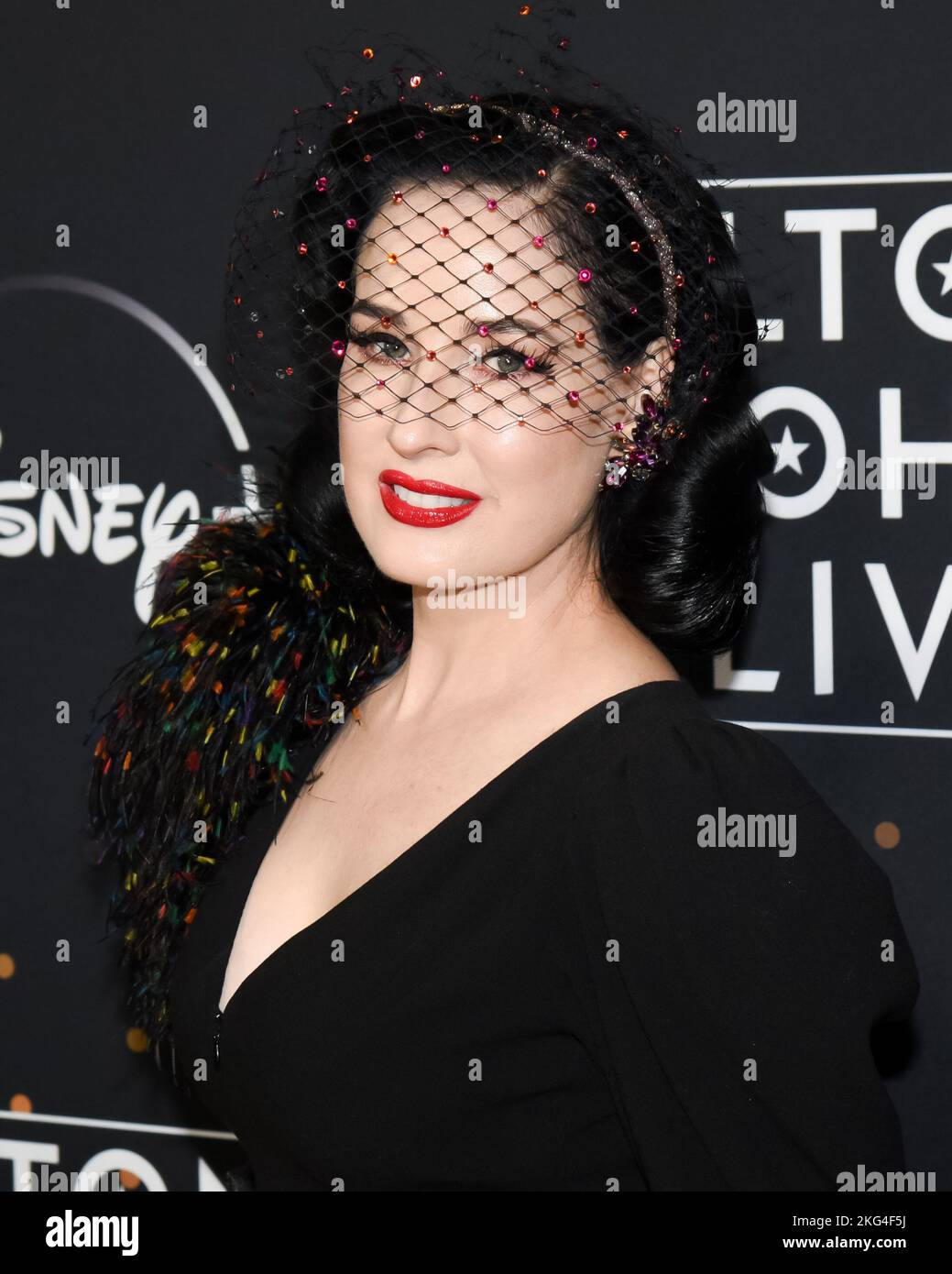 Los Angeles, California, USA. 20th Nov, 2022. Dita Von Teese. Disney