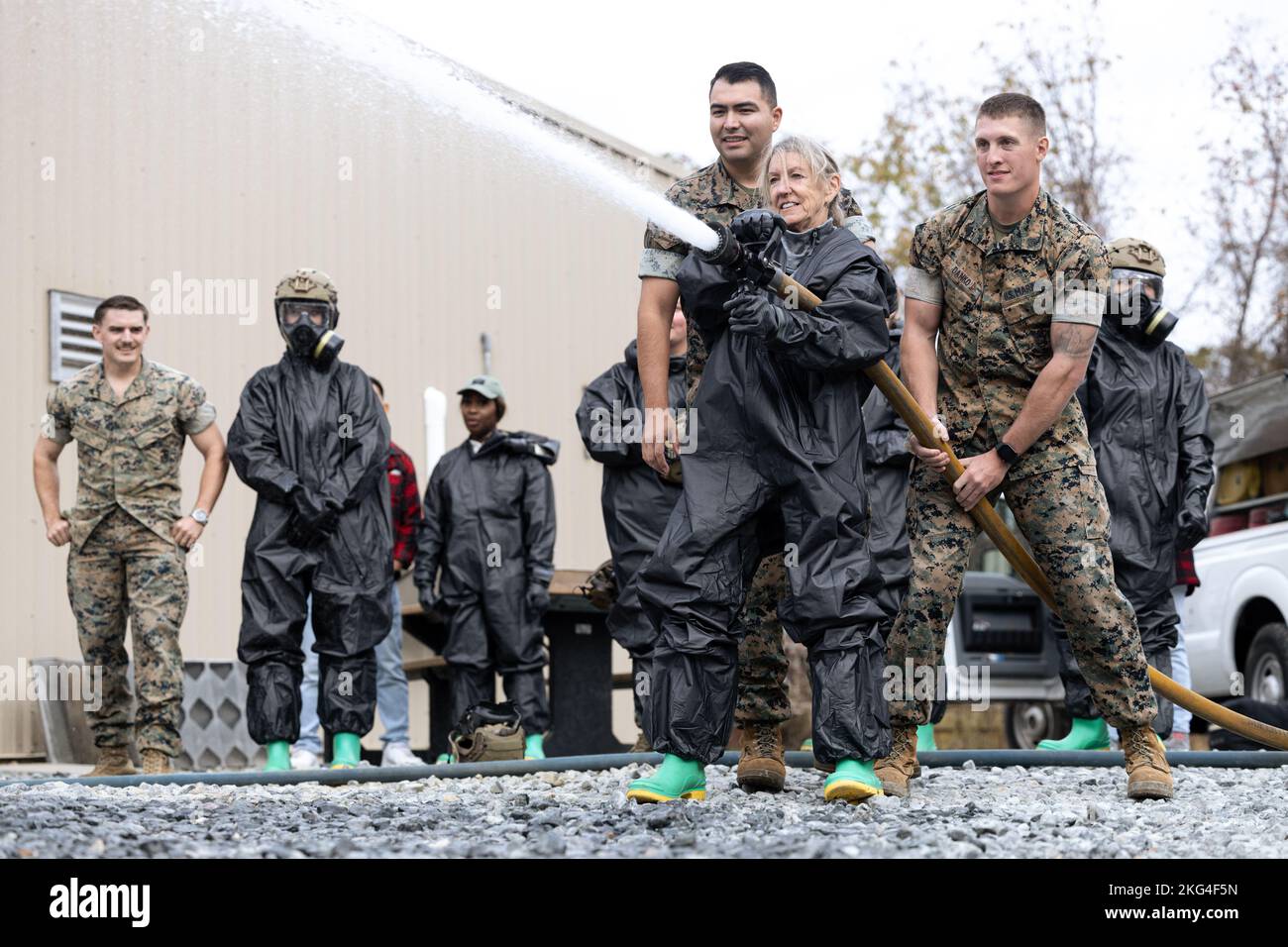 A U.S. Marine’s spouse, with Chemical Biological Incident Response ...