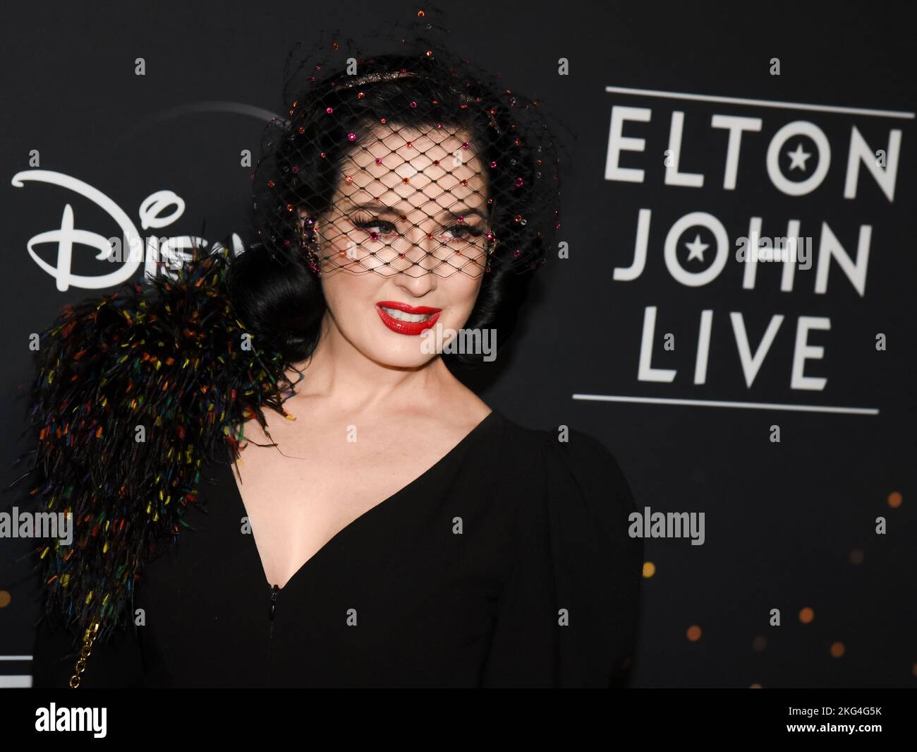Los Angeles, California, USA. 20th Nov, 2022. Dita Von Teese. Disney