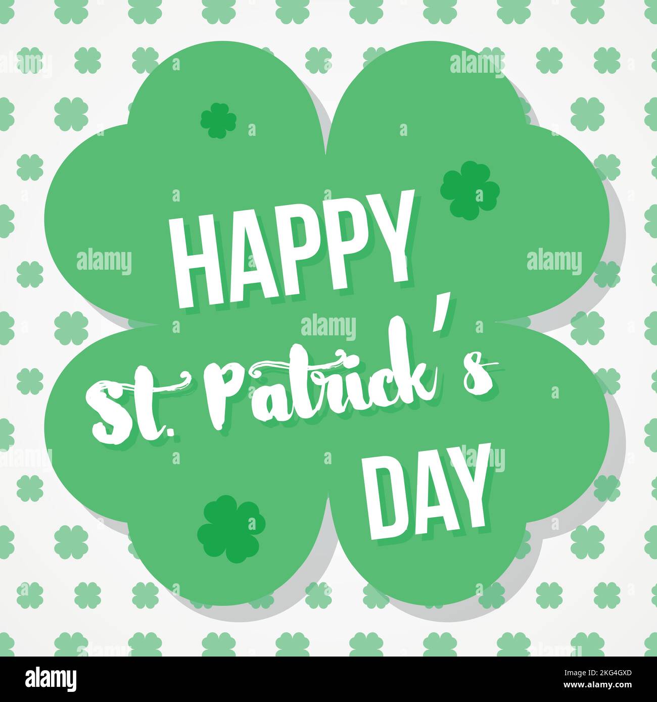 Happy St. Patrick's Day. March 17. Vector illustration, flat design Stock Vector Image & Art Alamy