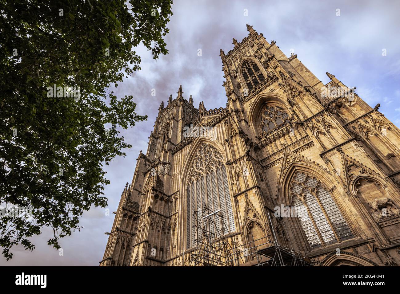 York - May 23 2022: Medieval old town of York in Yorkshire, England. Stock Photo