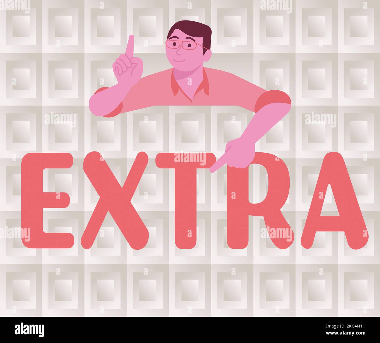 Text caption presenting Extra. Business showcase Added to existing or ...
