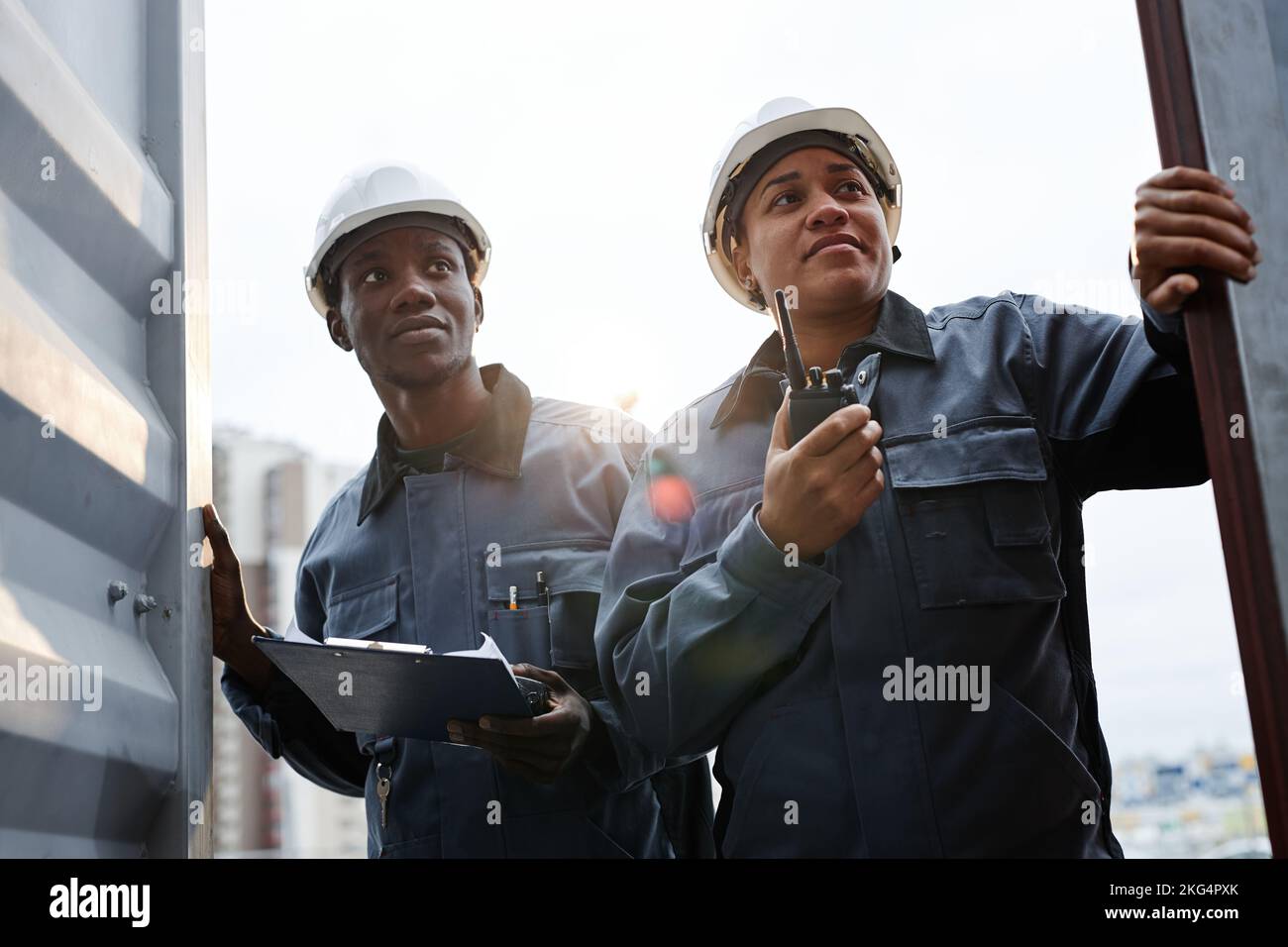 African american dock workers hi-res stock photography and images - Alamy