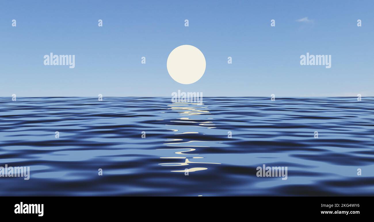 3d rendering vast sea hi-res stock photography and images - Alamy