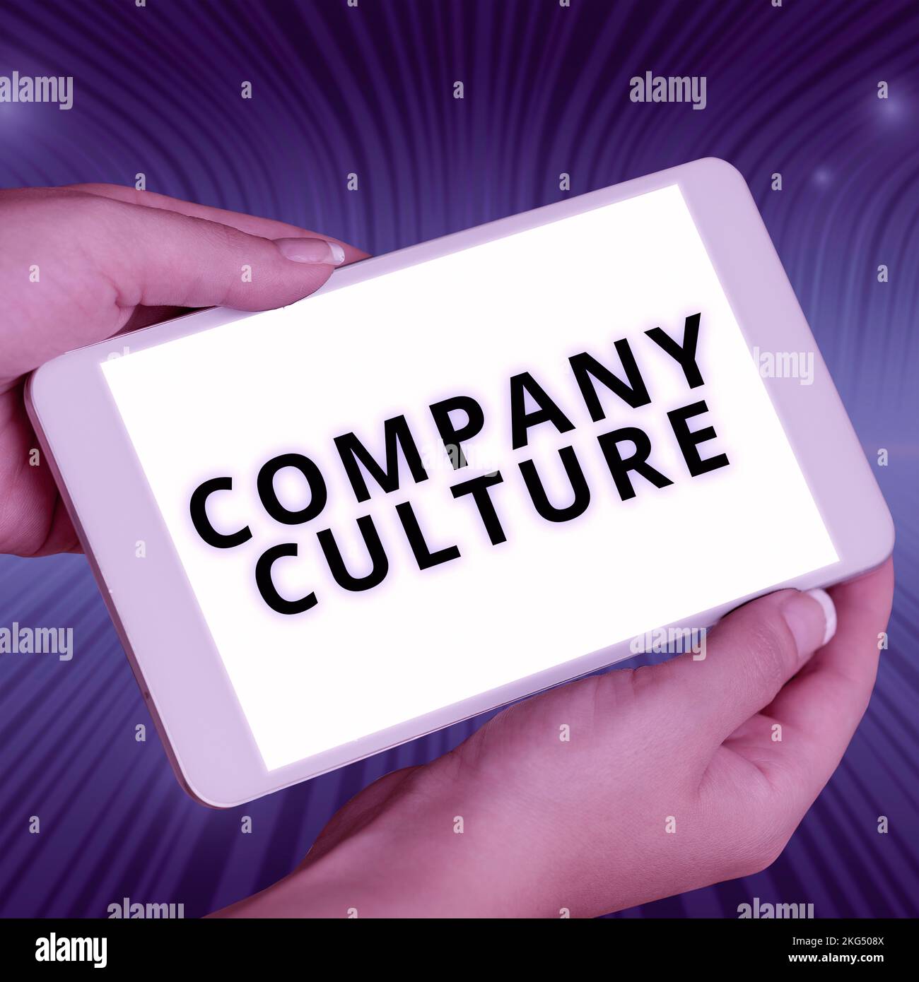 Text sign showing Company Culture. Business idea pervasive values and ...
