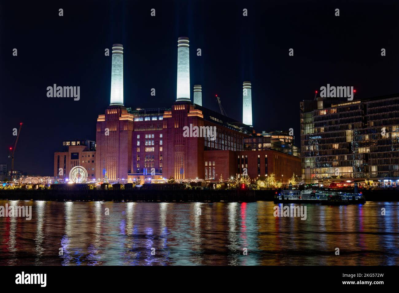 Almost complete the redevevelopment at Battersea Power Station on the ...