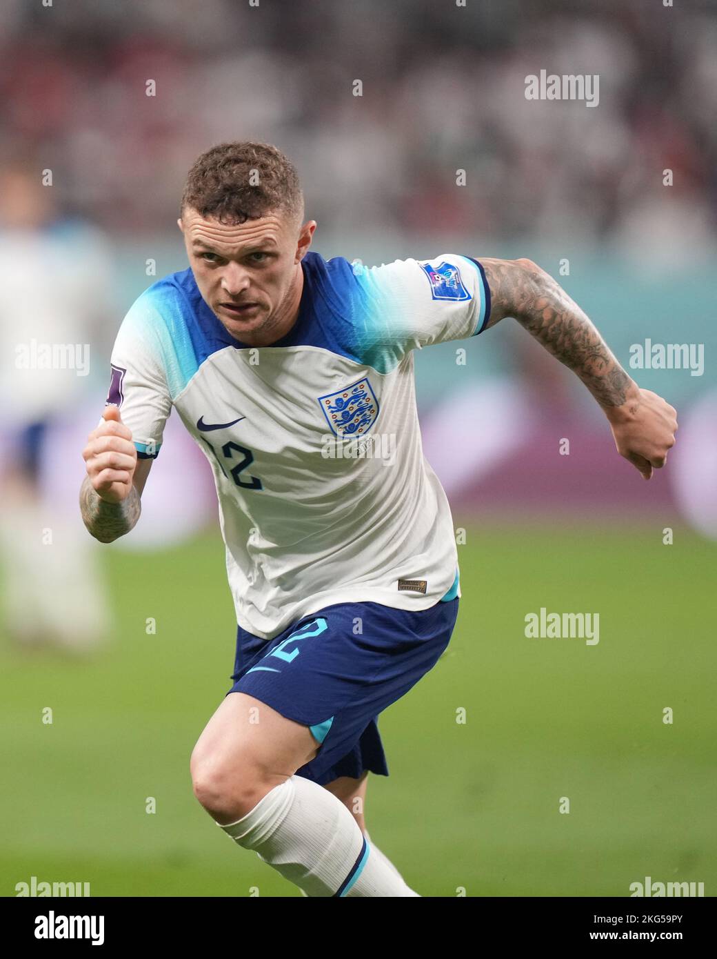 Kieran Trippier of England during the Qatar 2022 World Cup match, group ...