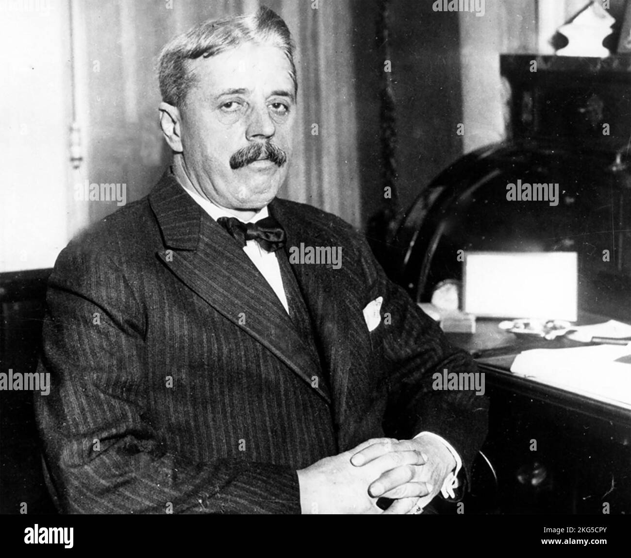 ARNOLD BENNETT (1867-1931) English novelist, journalist and playwright, n 1930. Stock Photo